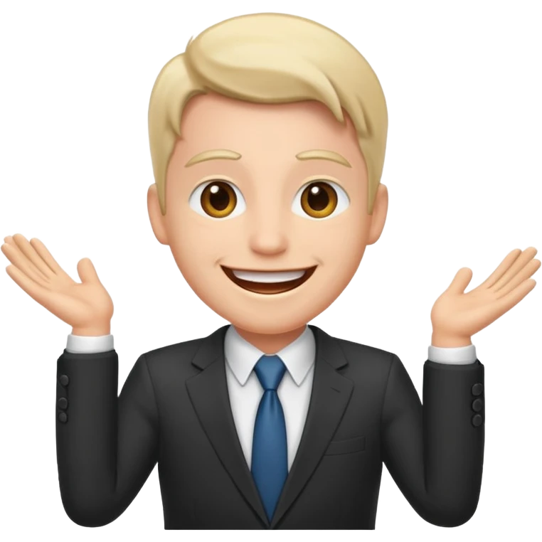 excited office boss emoji