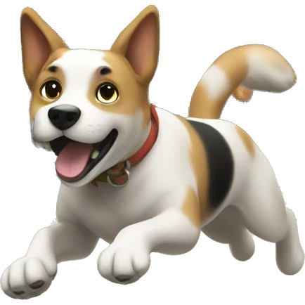 Dog run emoji