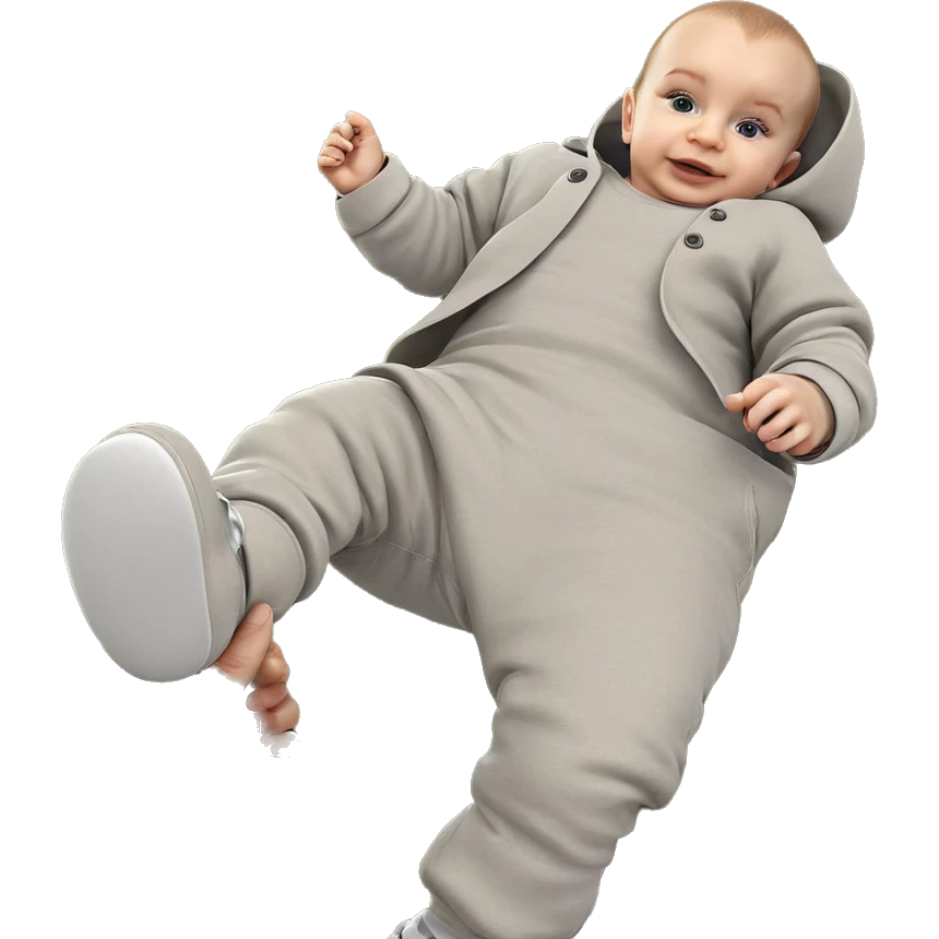 curious baby boy portrait emoji