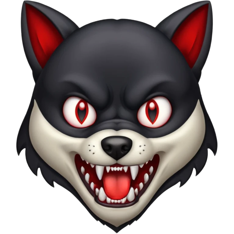 vampire dog emoji