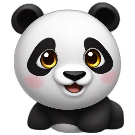 panda musculoso emoji