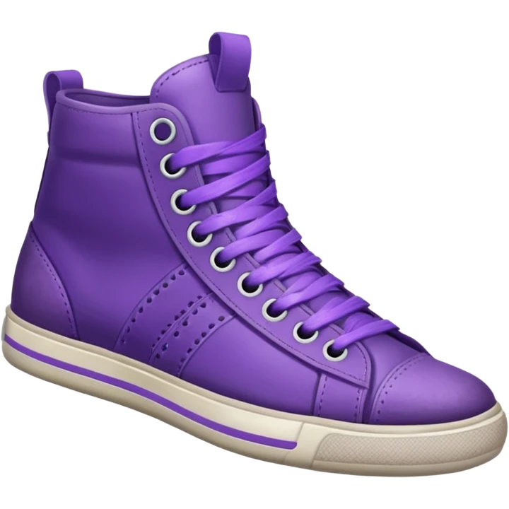 purple sneakers emoji