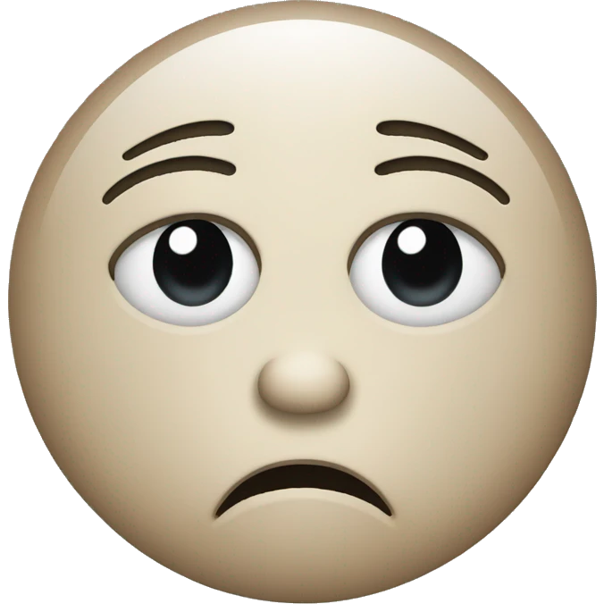 Sad face up smile face emoji