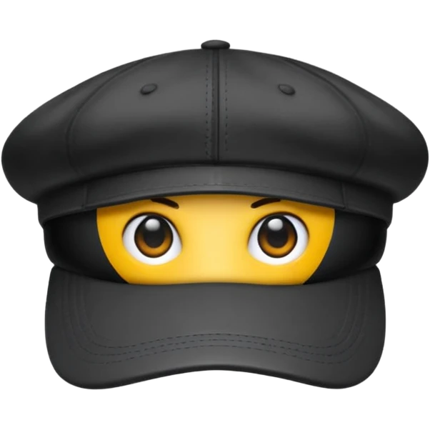 Juste une casquet avec une base de donnée dessus emoji