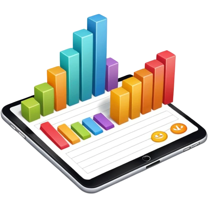 gráfico de ventas emoji
