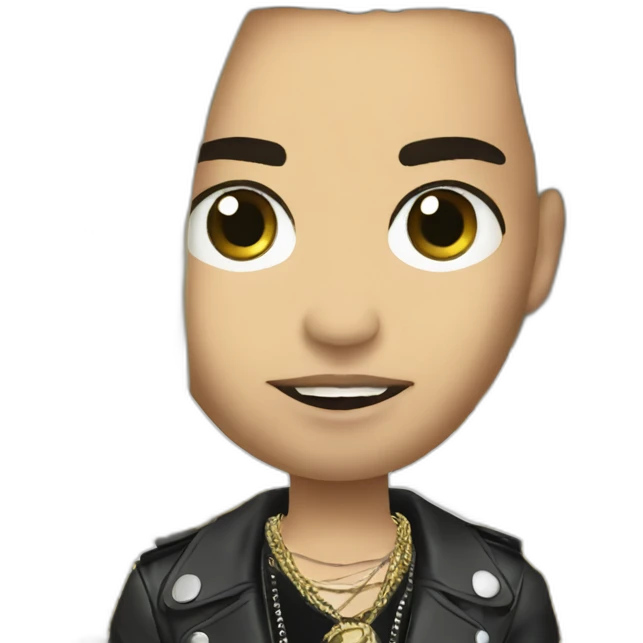 Bill Kaulitz realistic emoji