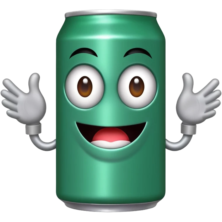 a jungle juice flavored four loko outstretching its arms for a hug emoji