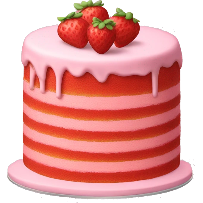 strawberry cake emoji
