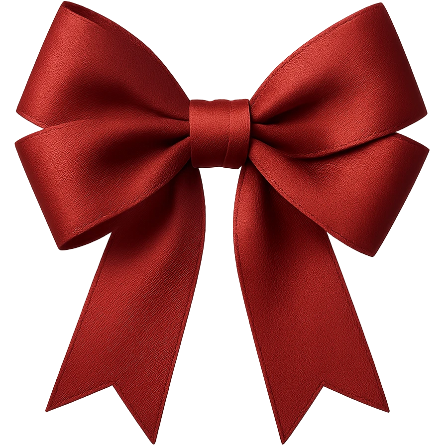 Christmas bow , remove background emoji