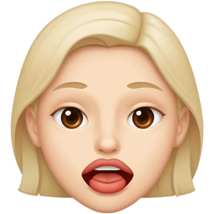Biting my lip emoji