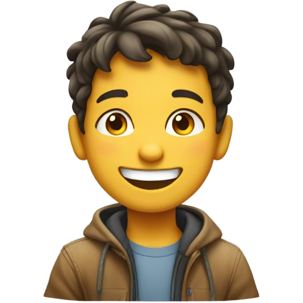 very happy boy  emoji