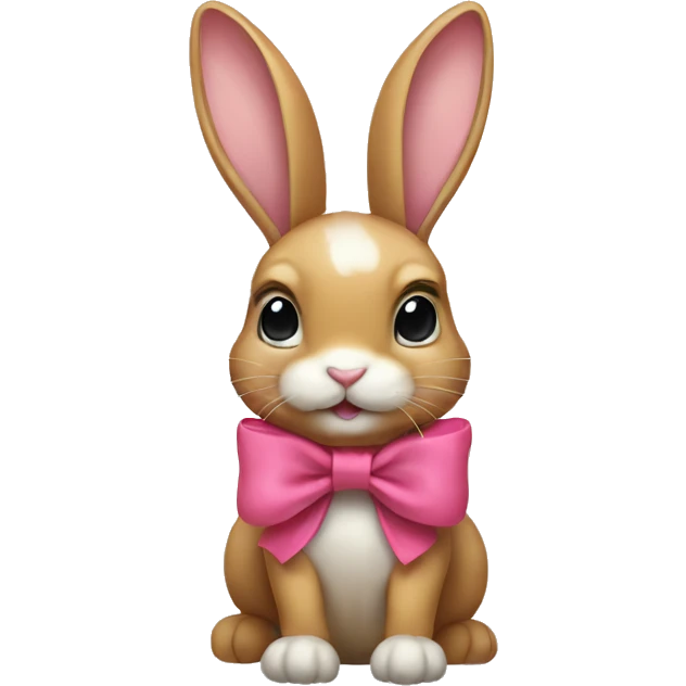 Bow on a bunny  emoji