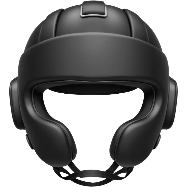 MMA headgear object icon, protective sparring helmet, padded texture, 3D cartoon, mobile game icon style, centered, clean background, no text, no watermark emoji