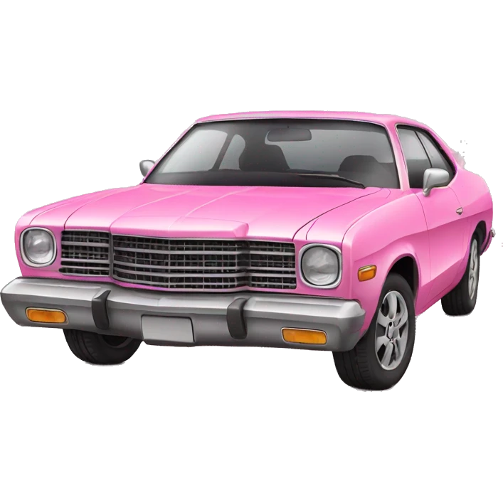pink car emoji