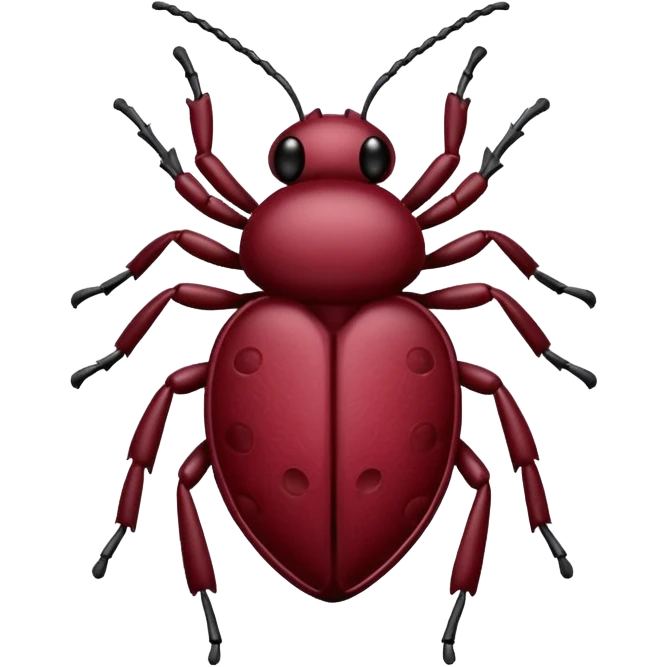 Burgundy tick  emoji
