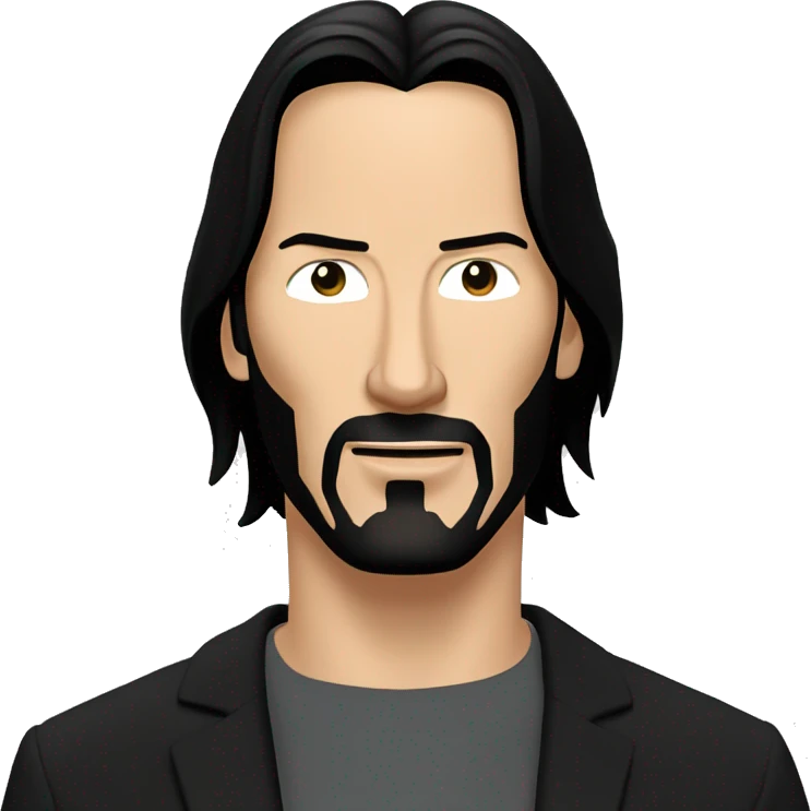 Keanu Reeves Neo emoji