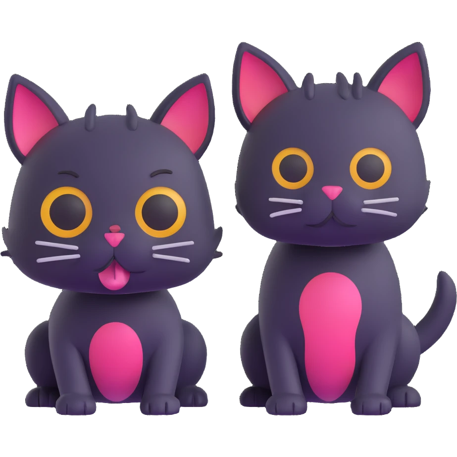 cat and dog hybrid emoji