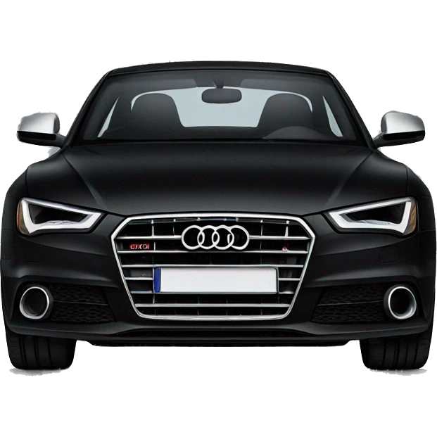 Audi Black Car   emoji
