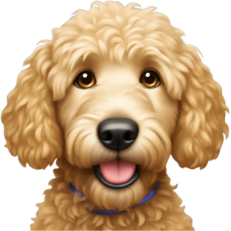 New years golden doodle emoji