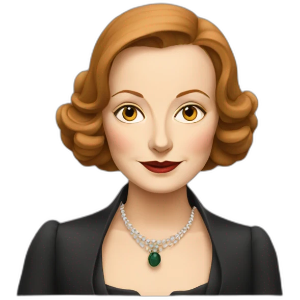 Greta Garbo emoji