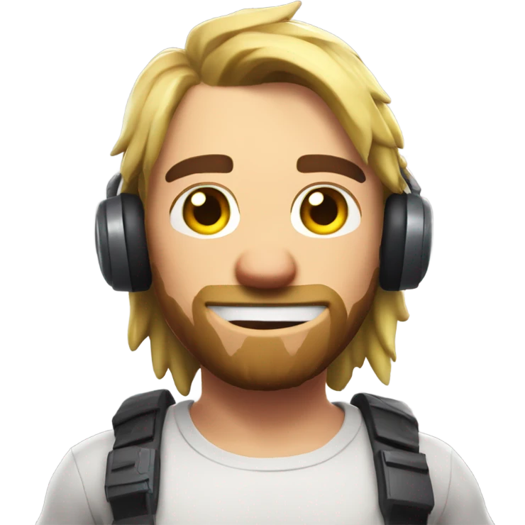 Sweaty gamer playing Fortnite  emoji