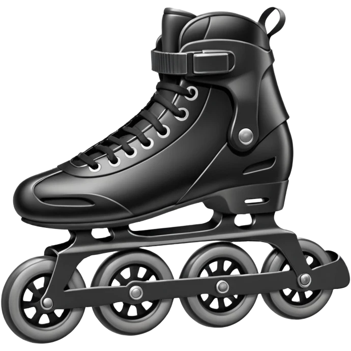 roller blade black emoji