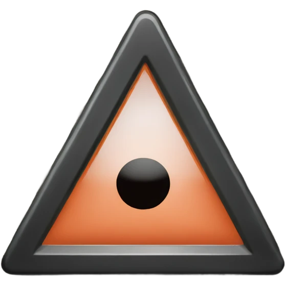  Danger warning triangle sign emoji