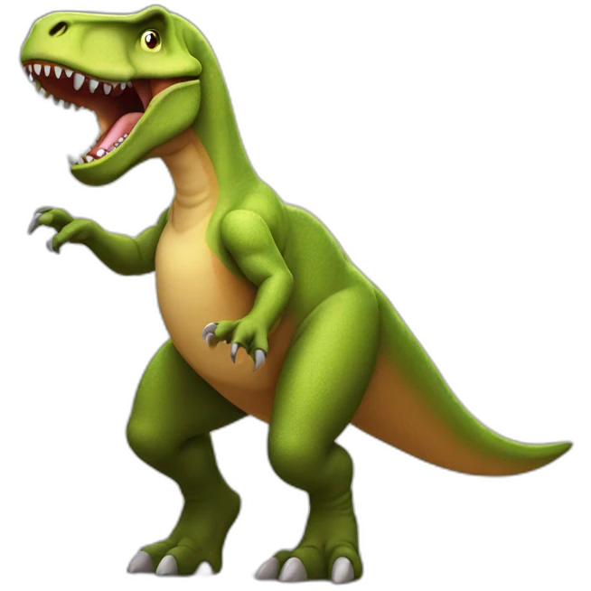 dancing tyrannosaurus rex emoji