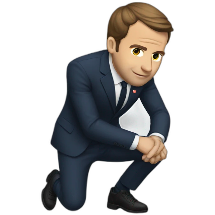 Macron fit emoji