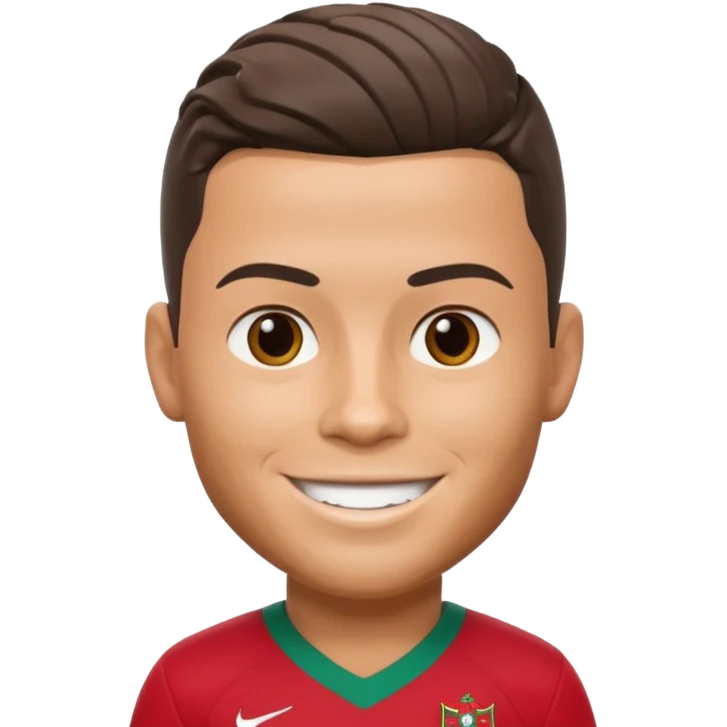 Криштиану Роналду в форме сборной Португалии Bobblehead emoji