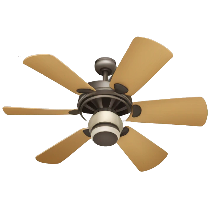Anthropomorphic ceiling fan  emoji