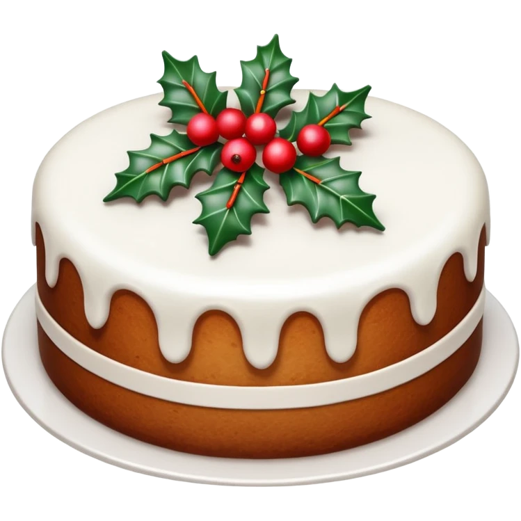 christmas cake  emoji