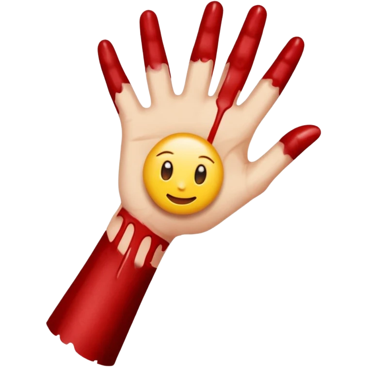 slitting my wrist normal round yellow emoji emoji