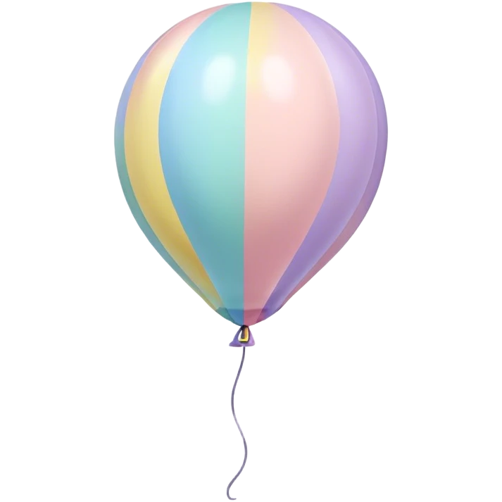 pastel balloon emoji