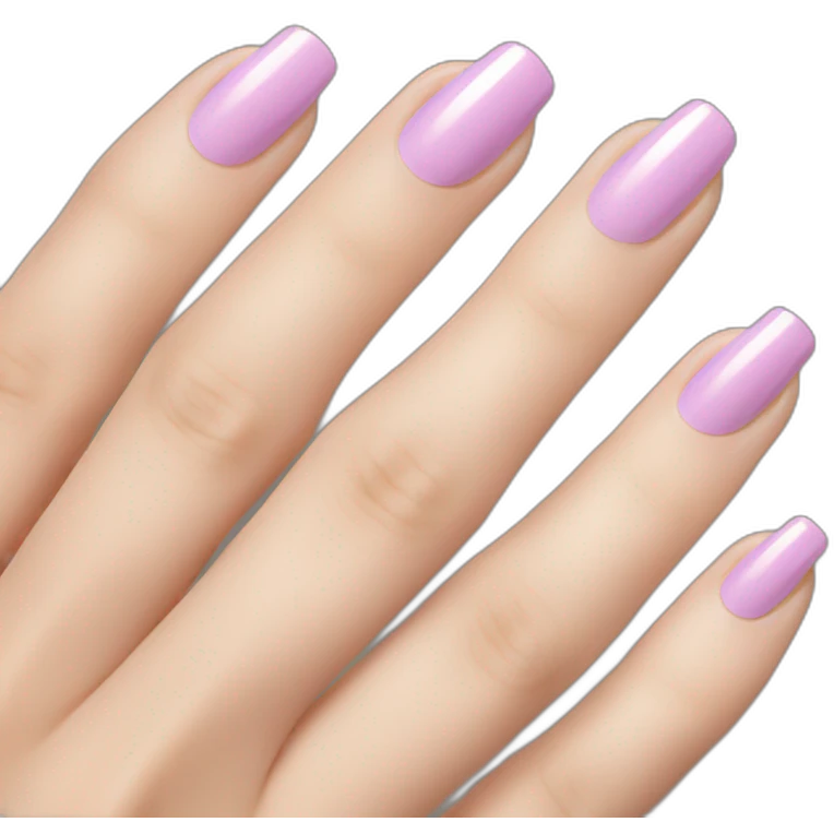 nail polish gel with hand emoji