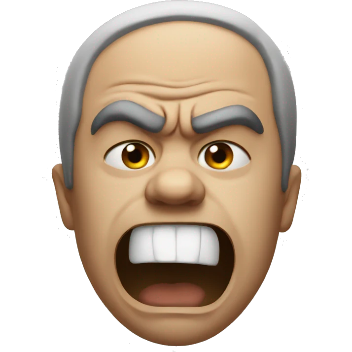 Angry emoji
