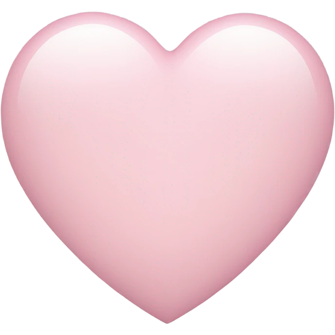 light pink heart emoji