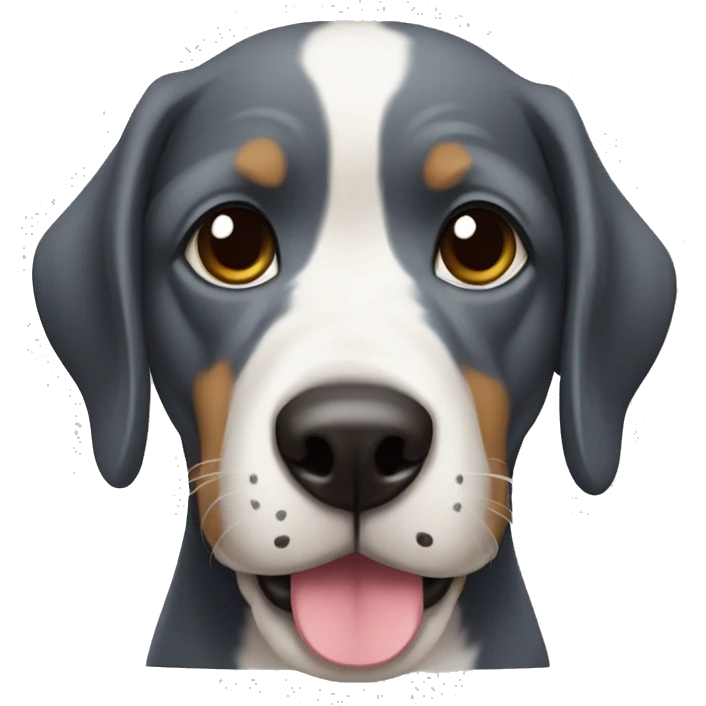 Perro con corbatín  emoji