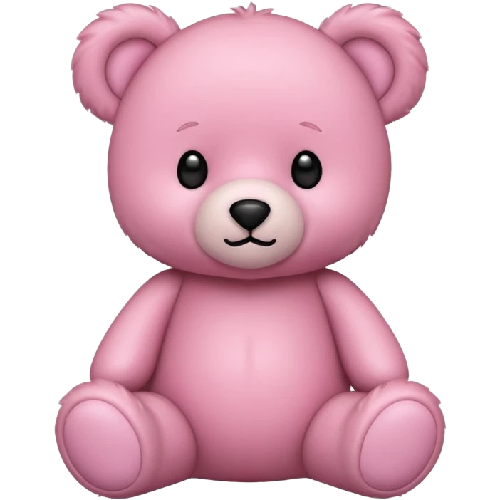 pink teddy bear cute emoji