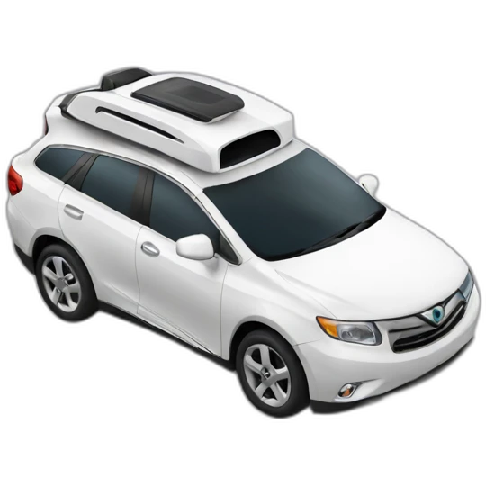 Self driving car emoji