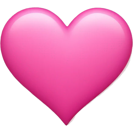 Pink heart emoji