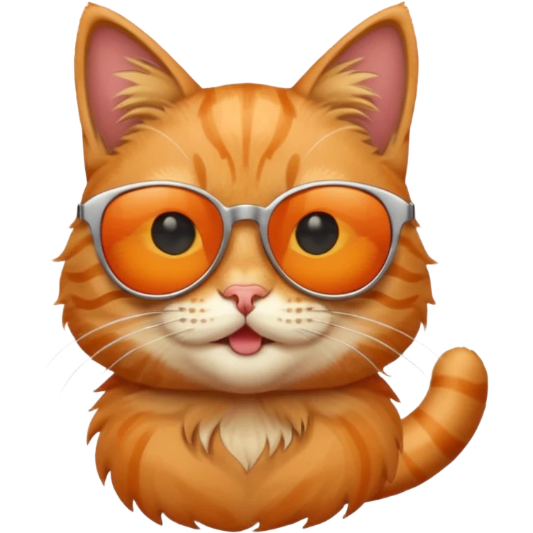 Cat wearing sunglasses emoji