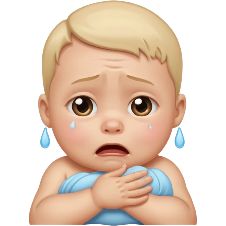 crying baby emoji