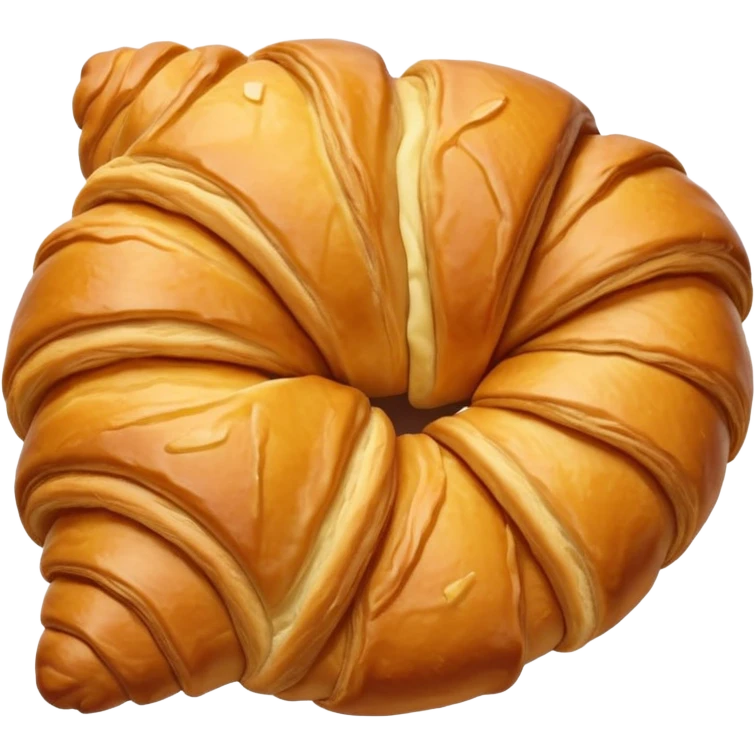 realistic croissant emoji