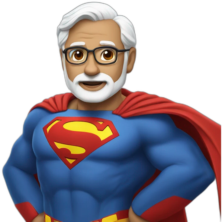 Modi superman emoji
