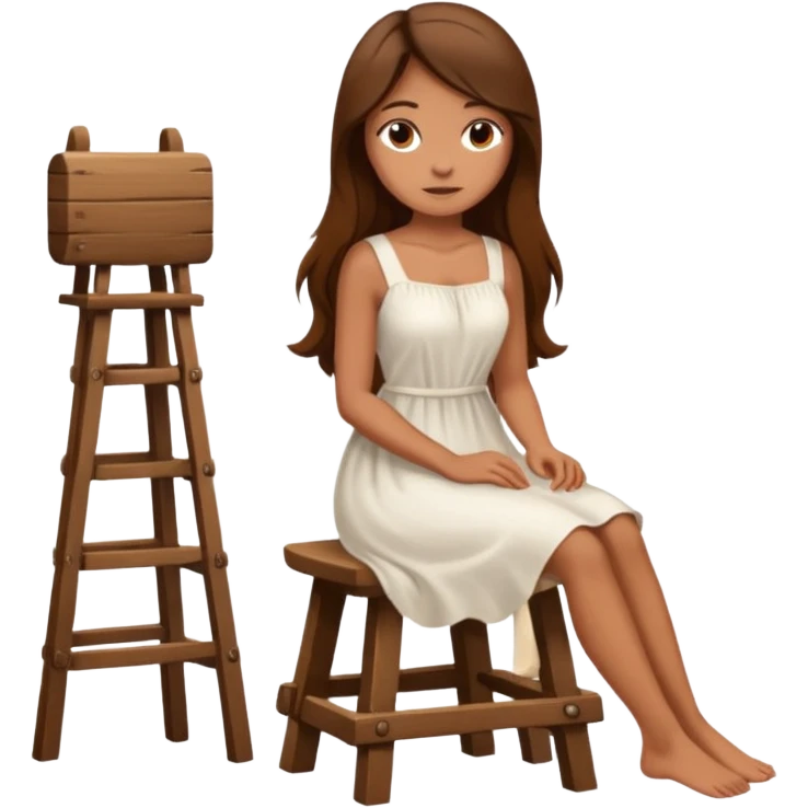 Woman spreading legs revealing vagina emoji