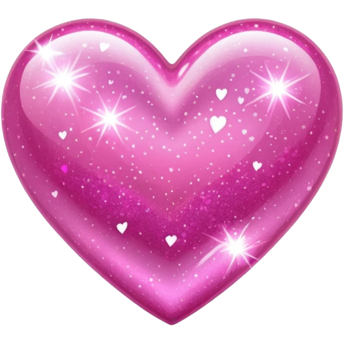 Pink sparkle heart  emoji