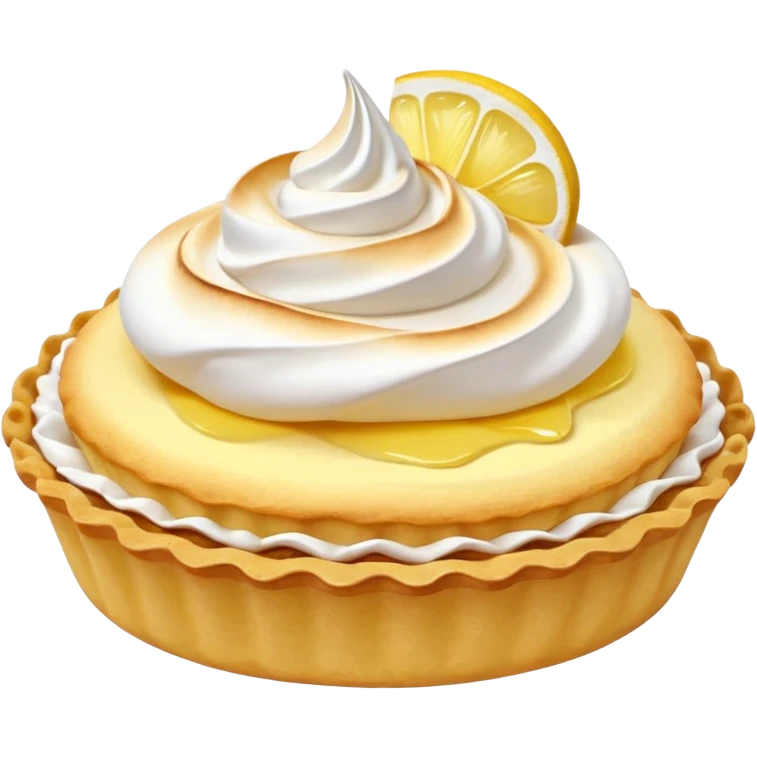 Lemon tartlet with meringue on top emoji