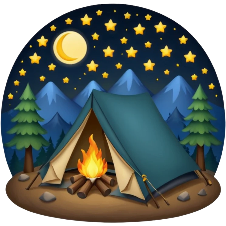 night camping emoji