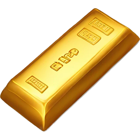 Gold bar emoji
